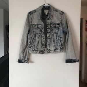 Acid Wash Jean Jacket